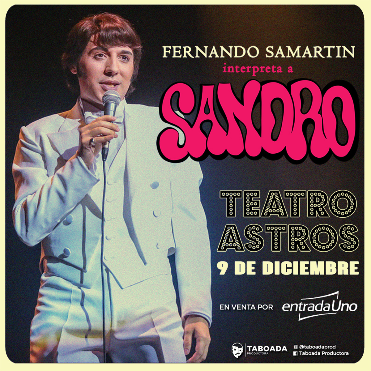 Fernando Samartin interpreta a Sandro