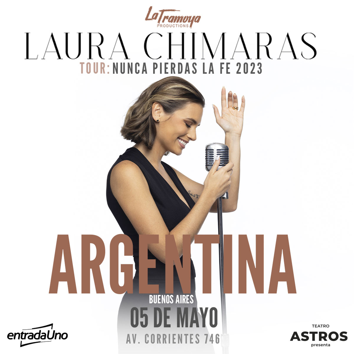 Laura Chimaras - Tour: Nunca Pierdas La Fé 2023